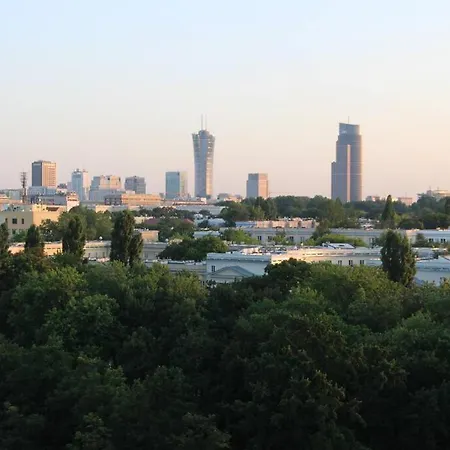 Przestronny Apartament Z Widokiem Na Miasto W Warszawie Varšava Exteriér fotografie